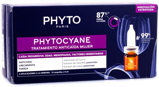 Phytocyane Hair Loss Treatment Woman 12 x 5 ml